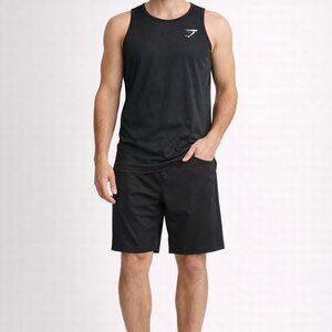 Gym Shark Black CRITICAL TANK Sleevless Size L Workout Active Wear Athletic